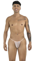 CandyMan 9586 G-String Color Tangerine Mesh - EricSaloDesign.com