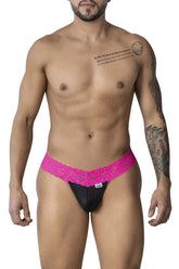 CandyMan 99370 Lace Thongs Color Hot Pink