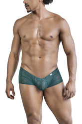 Boxer en dentelle CandyMan 99857, couleur verte