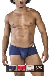 Clever 229949 3er-Pack australische Latino-Badehosen, Farbe Rot-Blau-Weiß