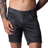 Denim Black Shorts by Gigo Underwear