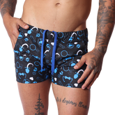 Dog Blue Shorts by Gigo Underwear