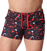 Dog Red Shorts by Gigo Underwear