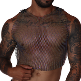 Diamond Black Crop Top by Gigo Underwear
