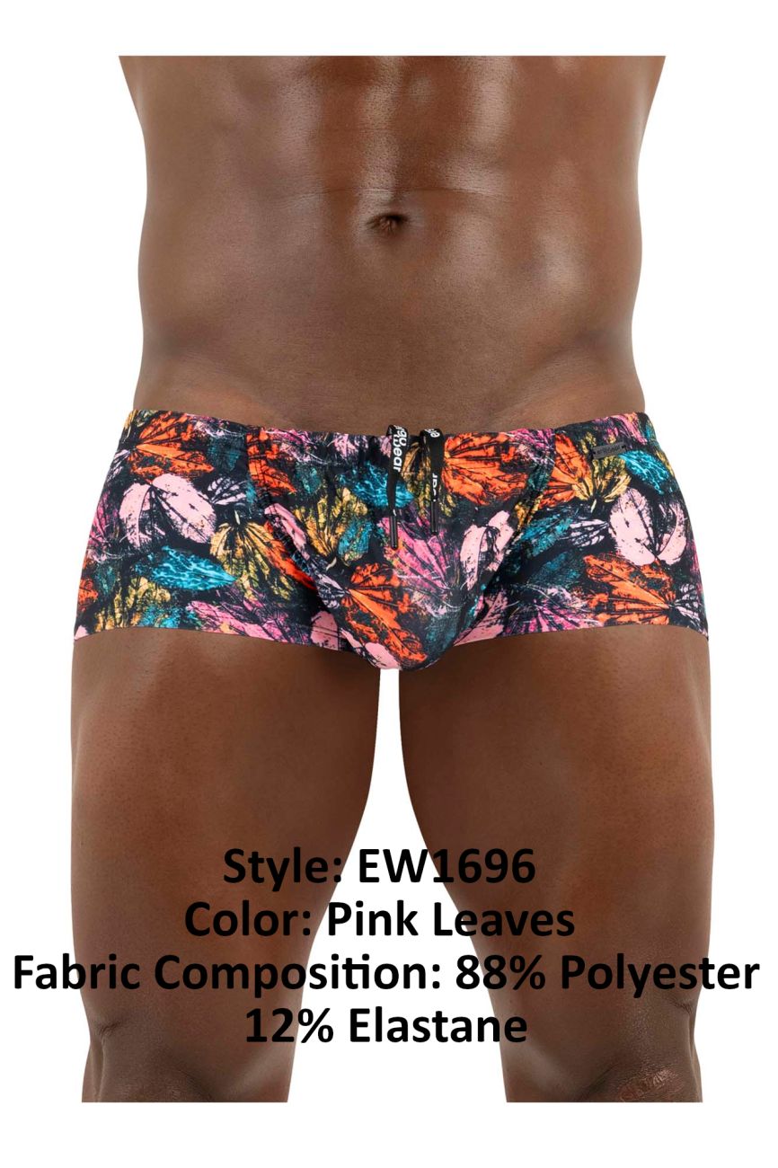 Maillot de bain ErgoWear EW1696 FEEL SW Couleur Feuilles roses Maillot de bain ErgoWear EW1696 FEEL SW Couleur Feuilles roses