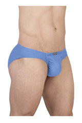 Ergo wear ew1731 feel gr8 cotton bikini briefs in light blue with snug fit and elastic waistband