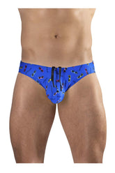 Slip de bain ErgoWear EW1767 X4D SW, couleur bleu - Lunettes de soleil