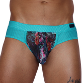 Garden Blue Brief by Gigo Underwear