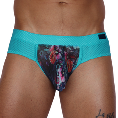 Garden Blue Brief by Gigo Underwear