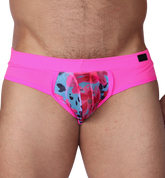 Garden Fuchsia Brief by Gigo Underwear