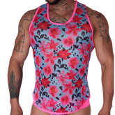 Garden Fuchsia Tank by Gigo Underwear