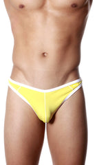 Groovin' Underwear Accent Thong Yellow TH0104