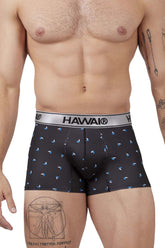 HAWAI 42470 Printed Microfiber Trunks Color Black