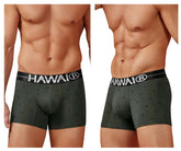 HAWAI 42521 Short de bain en mélange de coton, couleur vert militaire