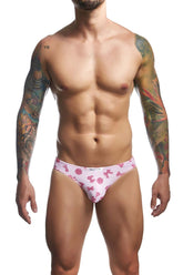 JUSTIN+SIMON XSJ01 Klassischer Bikini Color Coquette