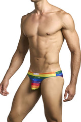 Bikini classique JUSTIN+SIMON XSJ01, drapeau de fierté couleur