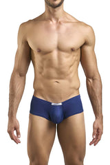 JUSTIN+SIMON XSJ13 Cheeky Bulge Boxershorts, Farbe: Pfirsich-Marineblau