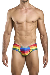 Slip de joue JUSTIN+SIMON XSJ22, drapeau de la fierté colorée