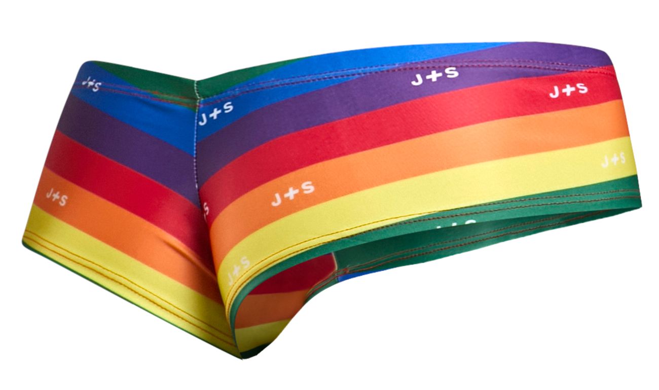Slip de joue JUSTIN+SIMON XSJ22, drapeau de la fierté colorée Slip de joue JUSTIN+SIMON XSJ22, drapeau de la fierté colorée
