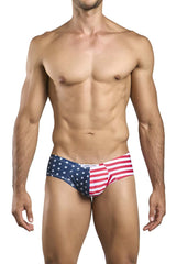 JUSTIN+SIMON XSJ22 Cheek Briefs Farbe USA Flagge