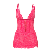 Magic Silk Plunge Chemise & G-Set