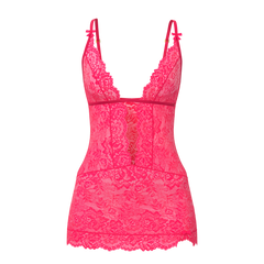 Magic Silk Plunge Chemise & G-Set