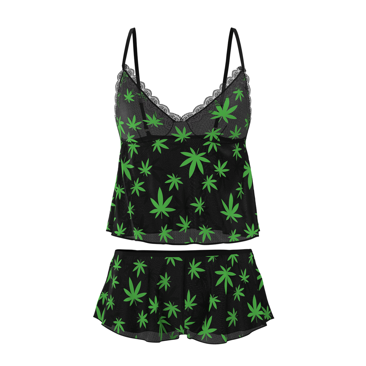 Set aus Camisole und Shorts aus magischer Seide