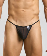 MOB Men's Sheer T Back Thong