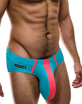 WildmanT Monster Cock Modal Slip Babyblau und Pink
