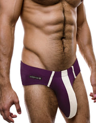 Culotte en modal Monster Cock de WildmanT, violette et blanche