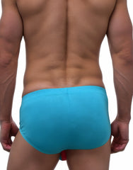 Big Boy Pouch Modal Slips Babyblau und Rosa