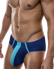 Culotte Big Boy Pouch Modal Bleu Roi et Bleu Bébé