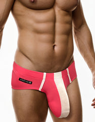 Big Boy Pouch Modal Slips Rosa und Weiß