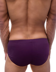 Big Boy Pouch Modal Slip Lila und Weiß