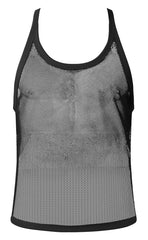 Male Power 110-11C Fishnet 2 Tank Top Farbe Schwarz