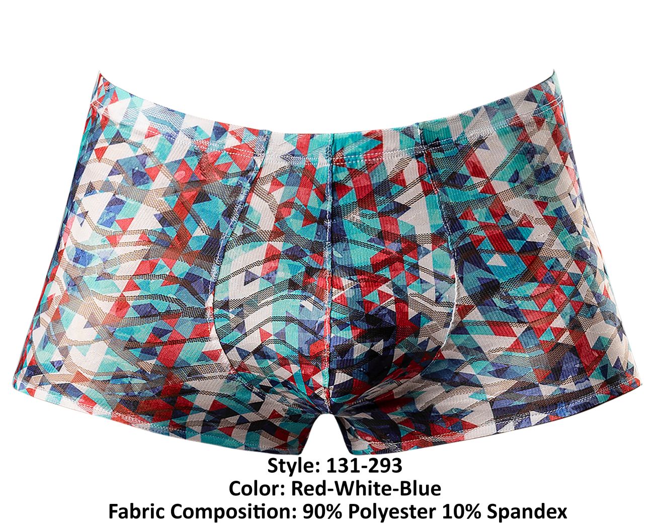 Male Power 131-293 Your Lace Or Mine Pouch Short Color Red-White-Blue Male Power 131-293 Your Lace Or Mine Pouch Short Color Red-White-Blue