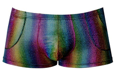 Short de poche Male Power 132-297 Pack N Play, couleur arc-en-ciel