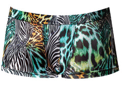 Short court Male Power 143-295 Go Wild Uplift, couleur multi-animaux
