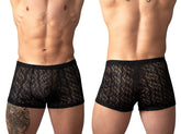 Male Power 150-305 Short de bain Ripple Pouch, couleur noire