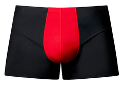 Male Power 154-300 Hot Mesh Pouch Short Farbe Schwarz-Rot