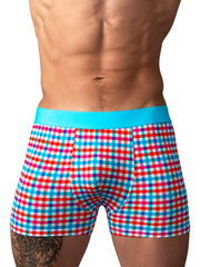 Male Power 160-306 So Comfy Gingham Boxer Brief im Vichy-Karo-Print Farbe Vichy-Karo-Print