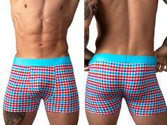 Male Power 160-306 So Comfy Gingham Boxer Brief im Vichy-Karo-Print Farbe Vichy-Karo-Print