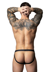 Jockstrap à clipser Male Power 346-298 Oh Snap, couleur noir