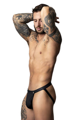 Jockstrap à clipser Male Power 346-298 Oh Snap, couleur noir