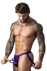 Male Power 350-302 Jock Crossover Aubergine Couleur Prune