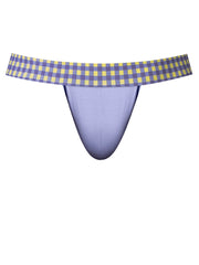 Male Power 350-306 Jockstrap à carreaux si confortable en violet Couleur violette