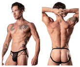 Male Power 384-288 Show Stopper Jock Color Silver Mesh Dot
