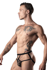 Jockstrap à lanières Lucifer Male Power 394-289 Couleur Noir