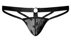 String Love Star avec anneau Male Power 416-291, couleur noir