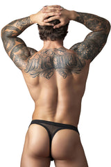 Male Power 441-11C Fishnet 2 Bong Thong Farbe Schwarz